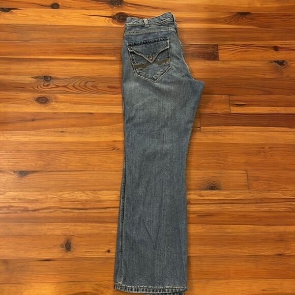 DKNY Denim Straight Leg Blue Jeans Mens 38x32 Medium Wash - Picture 3 of 12